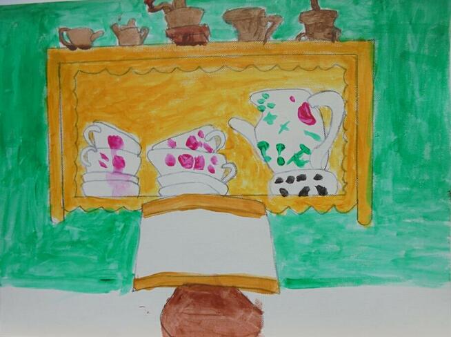 Doniczki, inne obrazy, akryl, Wojciech Stawiarski,