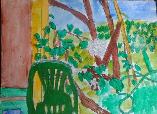 Doniczki, inne obrazy, akryl, Wojciech Stawiarski,