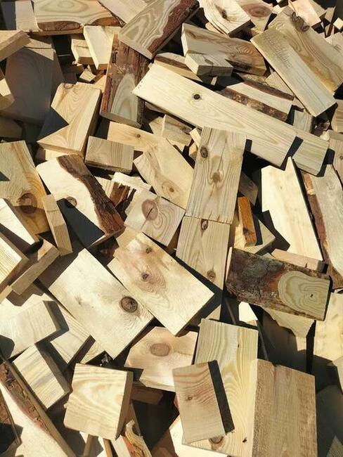 Drewno opałowe suche, kostka sosnowa od producenta