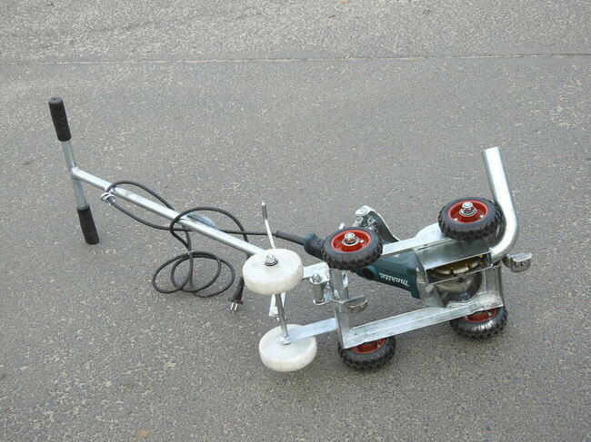 DYLATACJE - Frezarka do fazowania nacięć dylatacji 4+2 kółka