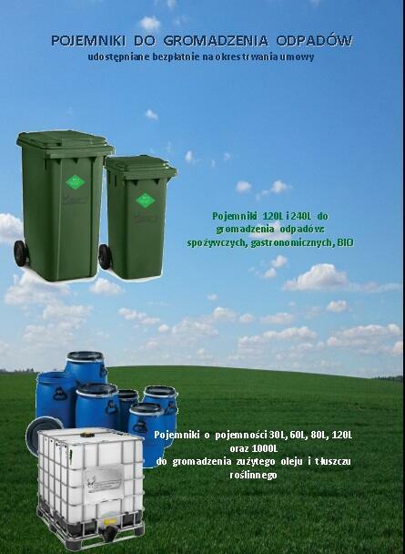 Odpady kuchenne, zużyte oleje jadalne - utylizacja