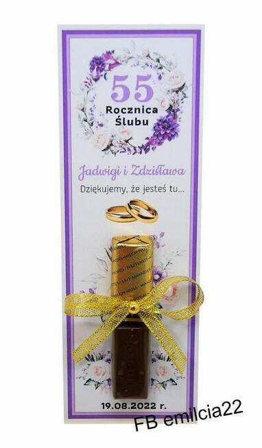 Kompletne Merci podziękowanie dla gości z okazji Rocznicy Śl