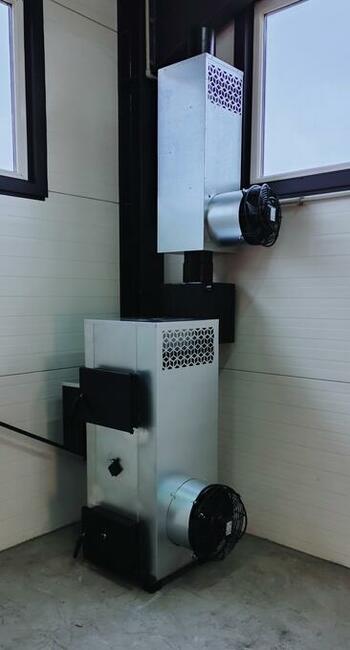 Ogrzewacz pomieszczeń do 400m2 Piec Koza drewno ECODESIGN CE