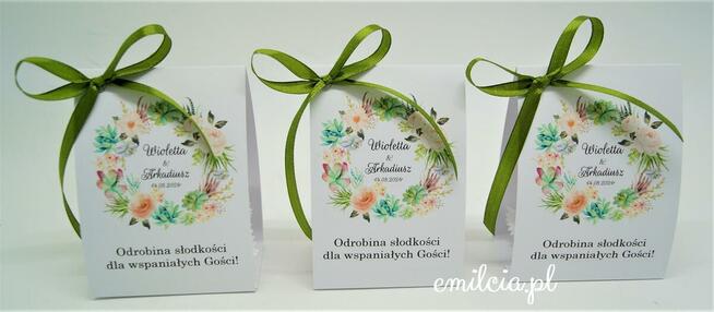 Raffaello - pudełeczko podziękowanie dla gości Ślub