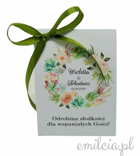 Raffaello - pudełeczko podziękowanie dla gości Ślub