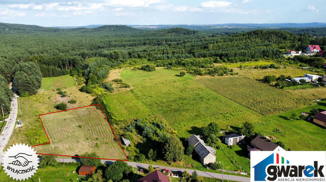 Szeroka Działka Budowlana 3600m2 Hucisko Kwaśniowskie Klucze