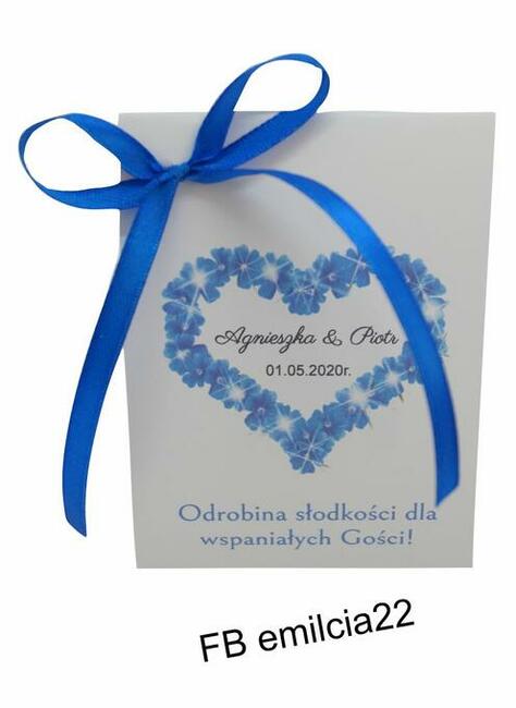 Raffaello - pudełeczko podziękowanie dla gości Ślub