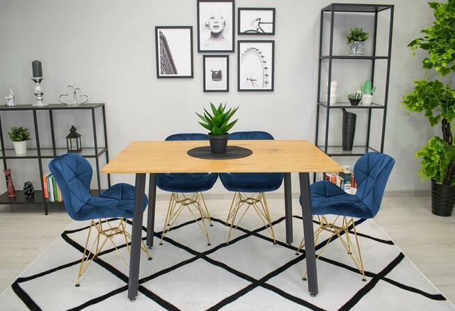 Krzesło aksamitne tapicerowane ZŁOTE Wysyłka gratis