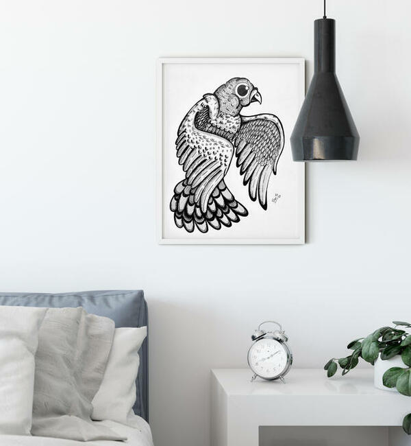 Seria grafik - ptaki