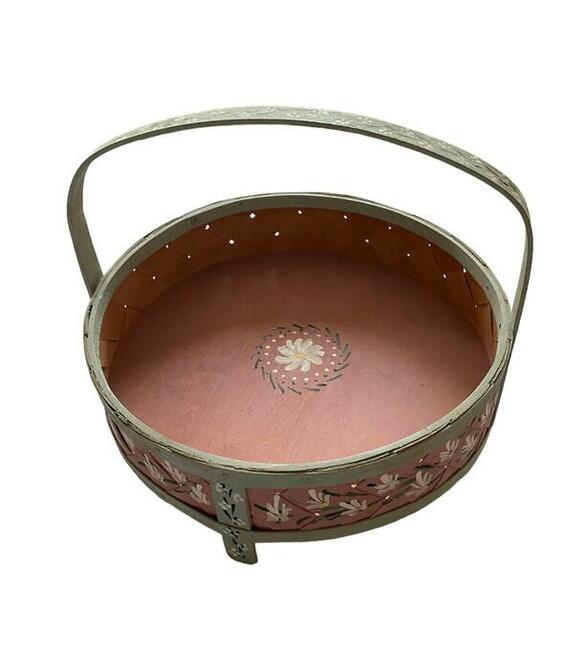 Koszyczek drewniany ręcznie malowany, Gunna 92