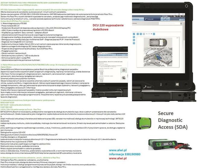 Bat 6120 - Bat 645 - Bat 690 Pass-Thru -SDA