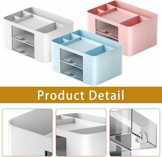 Wielofunkcyjny organizer na długopisy z szufladka