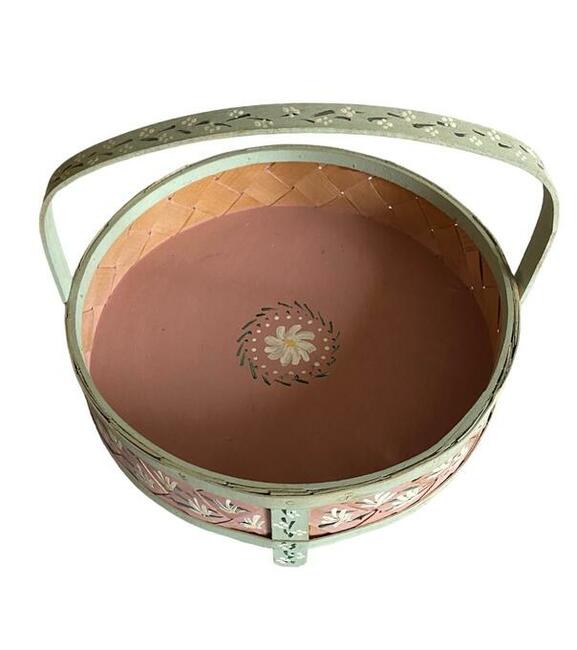 Koszyczek drewniany ręcznie malowany, Gunna 92