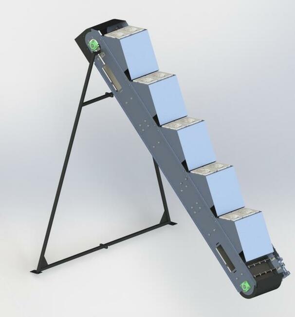 Przenośnik taśmowy PT-400 do produktów sypkich