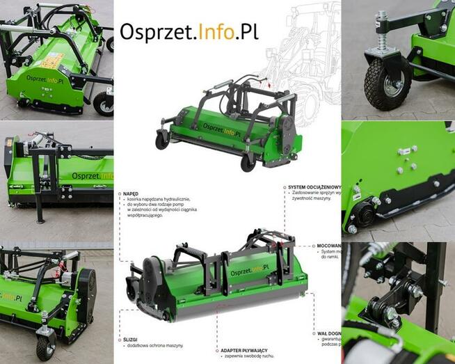 KOSIARKA BIJAKOWA DO ŁADOWAREK - ECOHYDRO 150 cm