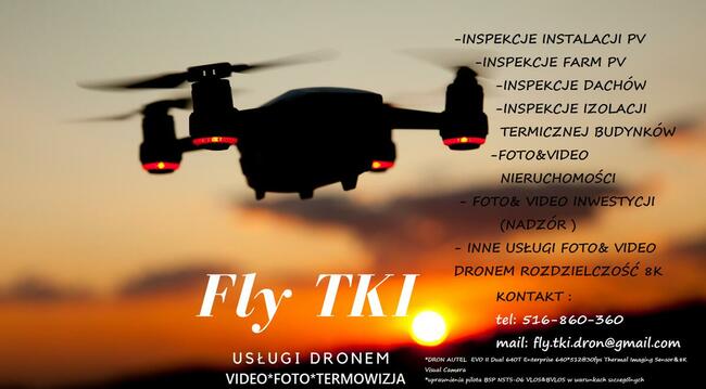 Dron foto&video termowizja
