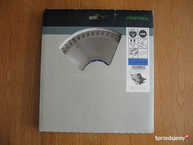 Tarcza festool 160 x 20 mm. No. 496306 aluminium