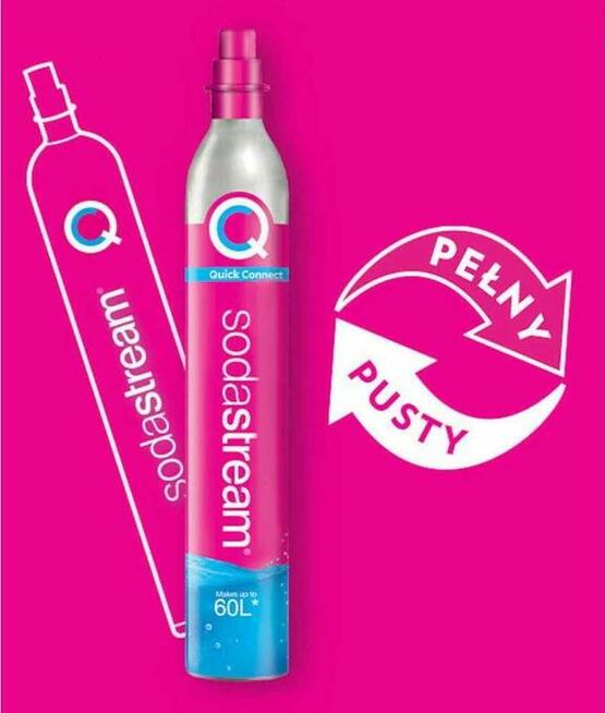 SODASTERAM, BRITA, DAFI, PHILIPS - wymiana butli CO2