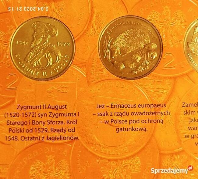 WITAM MONETA 2ZL ZYGMUNT II AUGUST TANIEJ NIZ 10 % A TO DLAT