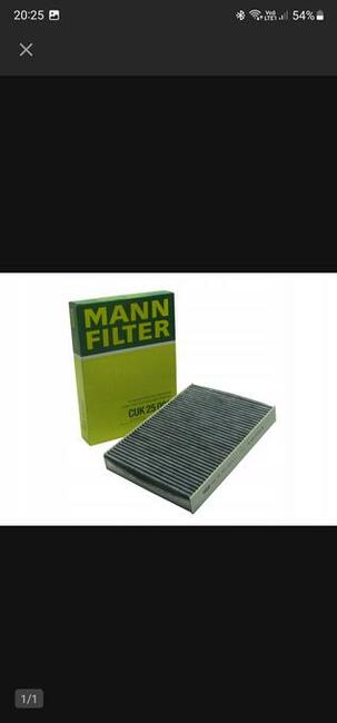 Mann-Filter CUK 2862 Filtr, wentylacja przestrzeni pasażersk