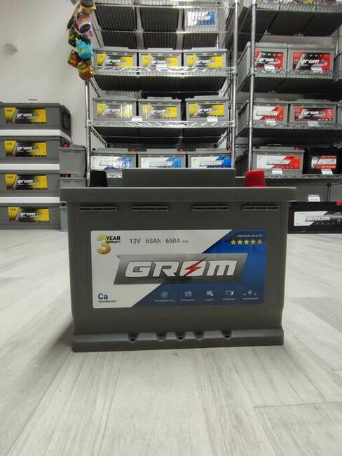 Akumulator GROM Premium 65Ah 650A