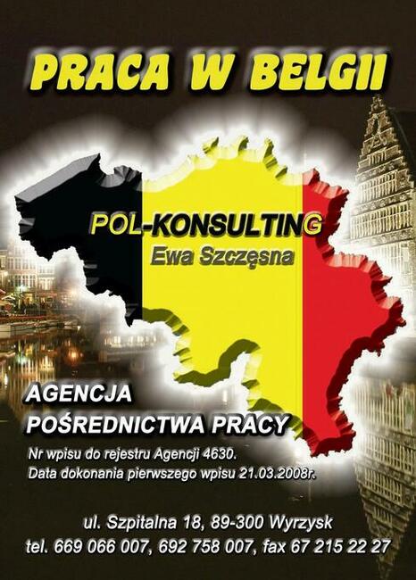 Praca w Belgii
