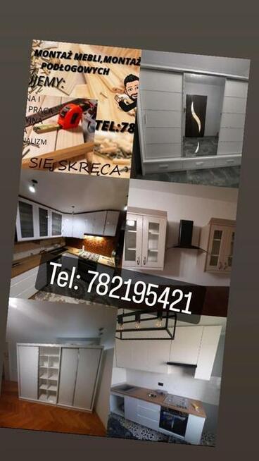 Skręcanie I montaż mebli. Montaż paneli podłogowych