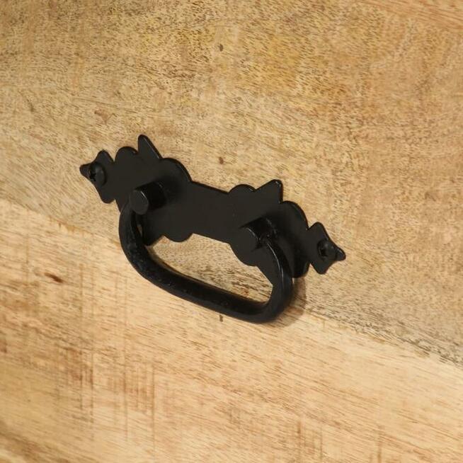 vidaXL Stolik kawowy, chropowate drewno mango, 70 x 70 x 40