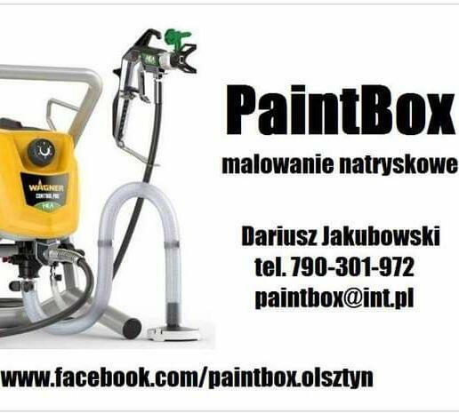 PaintBox - Malowanie natryskowe wnętrz - Olsztyn