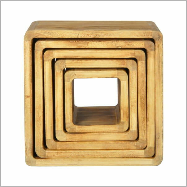 Kostki półki drewniane FENIKS