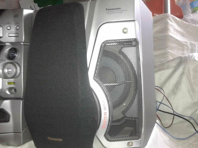 wieża HIFI stereo PANASONIC moc 2x160w z pilotem