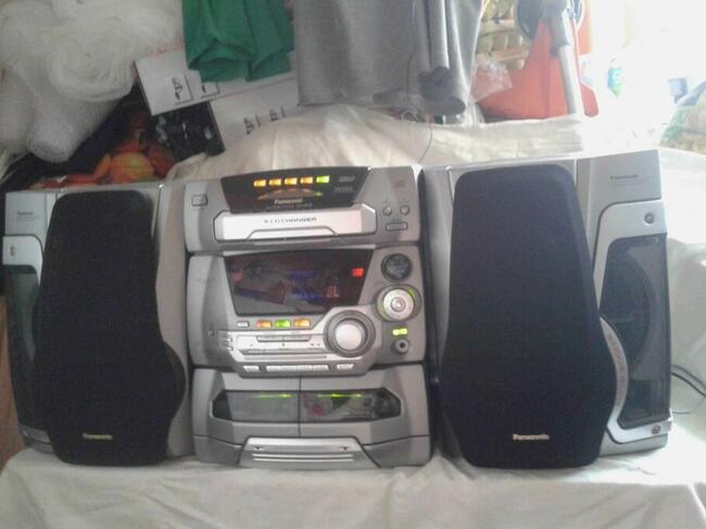wieża HIFI stereo PANASONIC moc 2x160w z pilotem