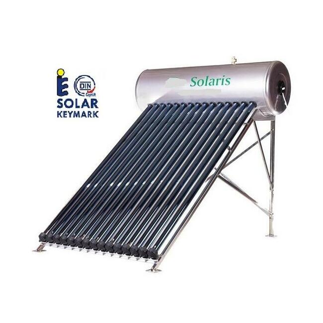 SOLARNY CIŚNIENIOWY OGRZEWACZ WODY SOLARIS P-145 NIERDZEWKA