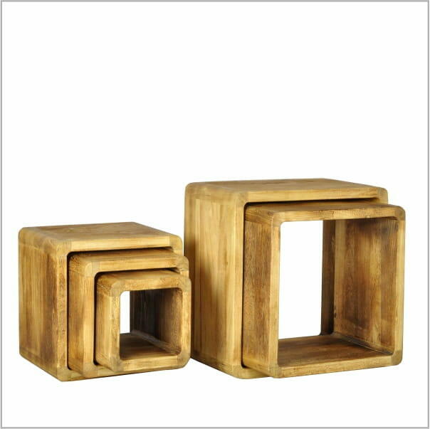 Kostki półki drewniane FENIKS