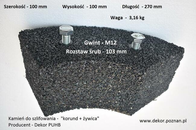 Ściernica segmentowa do szlifowania betonu (korund/żywica)