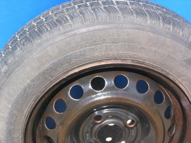 Komplet 4xFelgi 6Jx13H2 ET49 4x100 Otw. 5,6+Opony zimowe R13