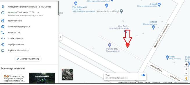 Akumulator VARTA BLUE B18 44Ah/440A Łomża