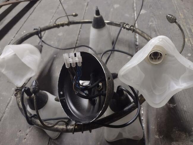 Żyrandol pięcioramienny