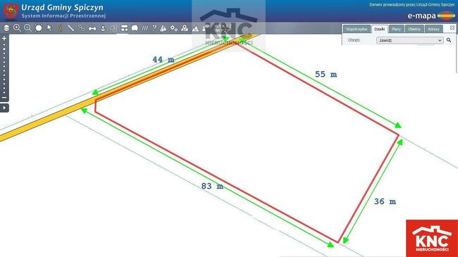 Działka budowlana Jawidz gm. Spiczyn