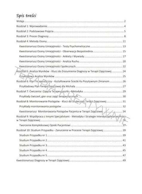 Terapia zajęciowa materiały terapeutyczne dydaktyczne