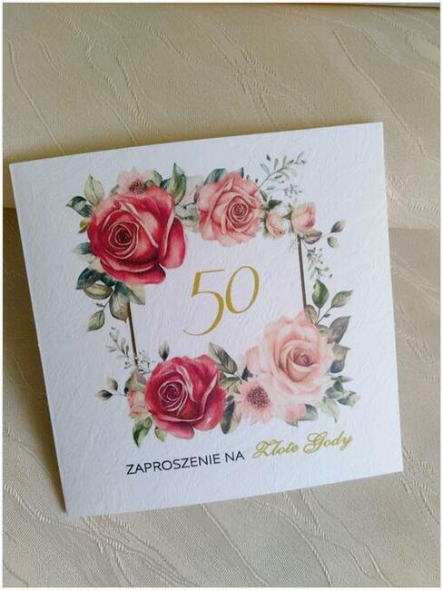Zaproszenia 50, 25,10 lecie ślubu, rocznice ślubu