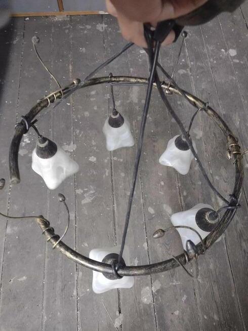 Żyrandol pięcioramienny