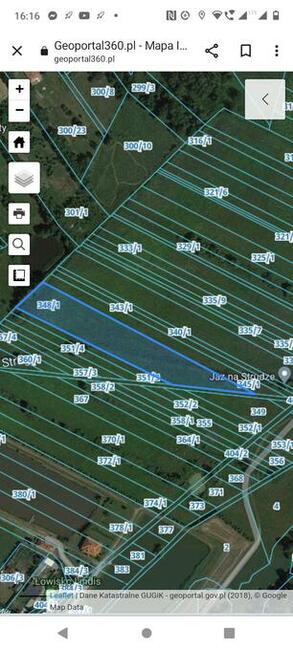 Sprzedam działkę łąka Głosków 7200m2