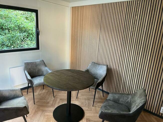 Dom modułowy z płyt warstwowych gotowy do odbioru