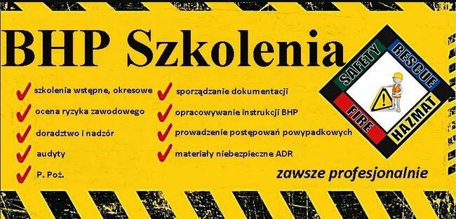 BHP SZKOLENIA SŁUŻBA BHP OBSŁUGA BHP P.poż. Oława