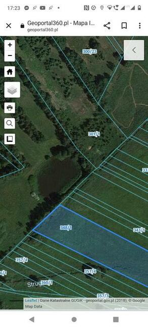 Sprzedam działkę łąka Głosków 7200m2