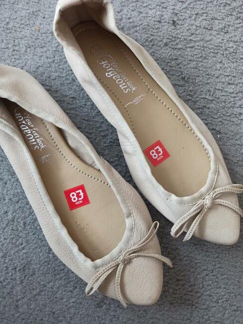 Damskie baleriny Your Feet Look Gorgeous rozmiar 38