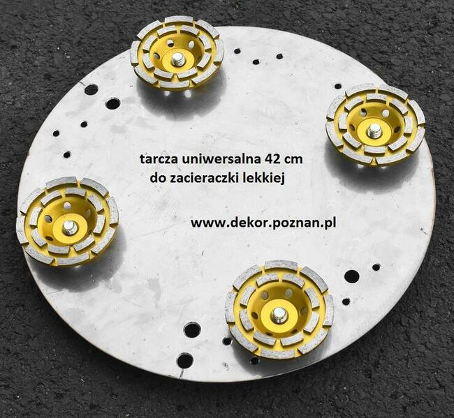 Zacieraczka lekka - tarcza uniwersalna mocowania elementów