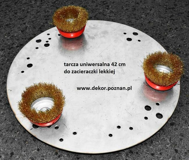 Zacieraczka lekka - tarcza uniwersalna mocowania elementów