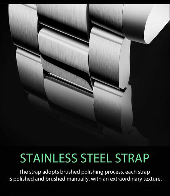 Sportowy zegarek męski w stylu nurka Lige lupa mocna luma